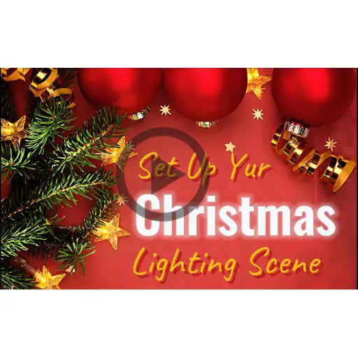 Create your own CHRISTMAS lighting scene！