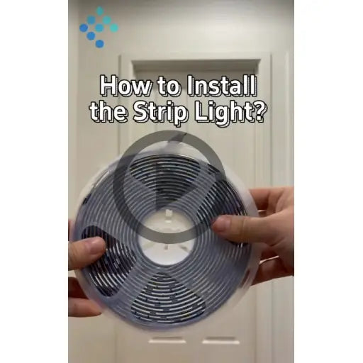 Silicone Coated Strip Light installation