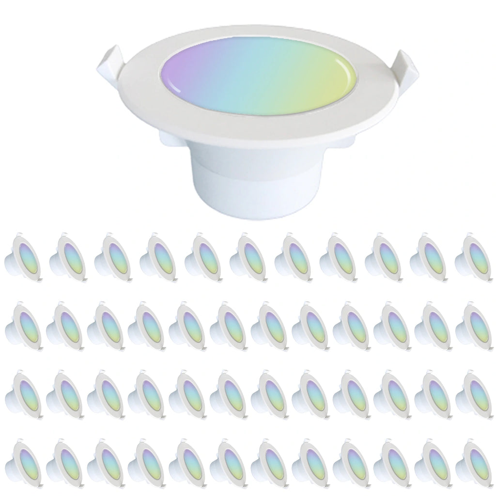 Colourful Smart Downlight ,9W, 90mm CUTOUT, RGBCW