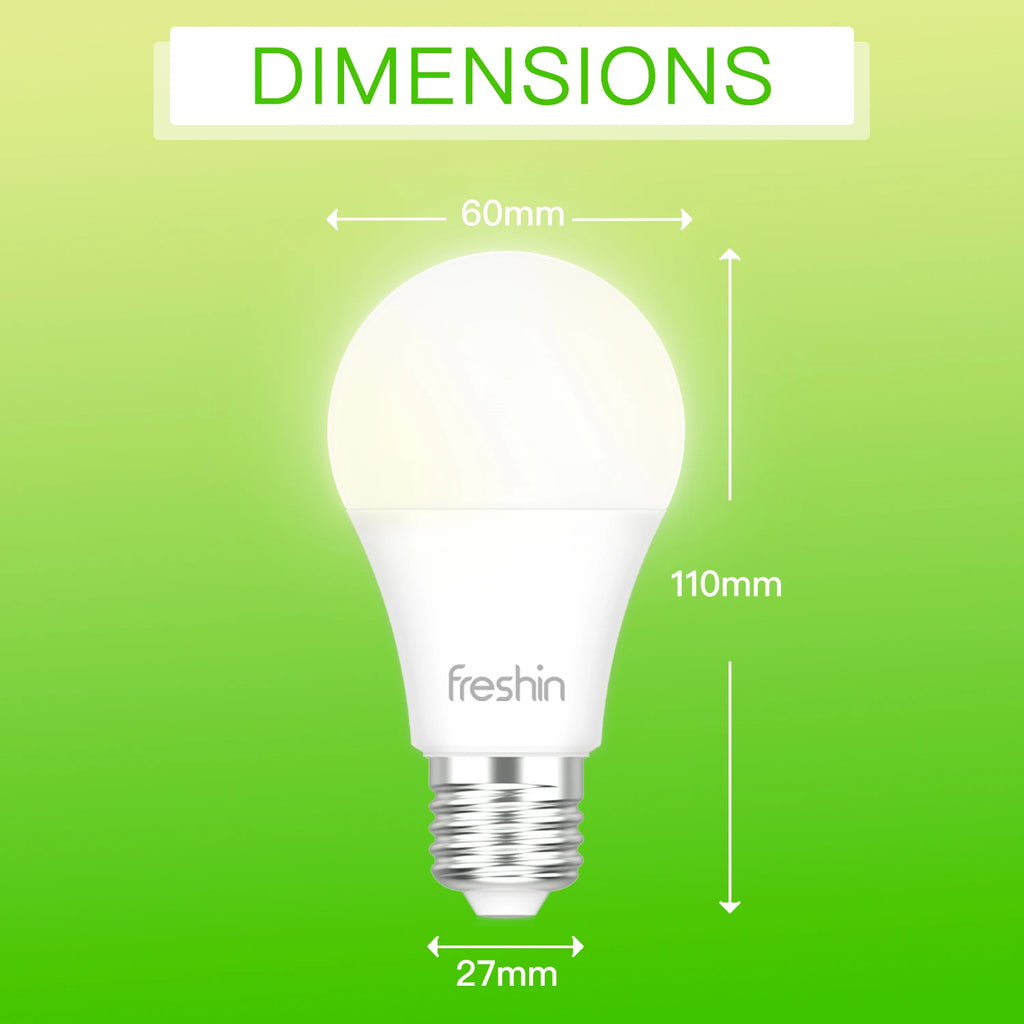 Natural White LED Bulb, E27, 12W, Non-Dimmable