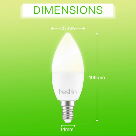 E14 Candle size