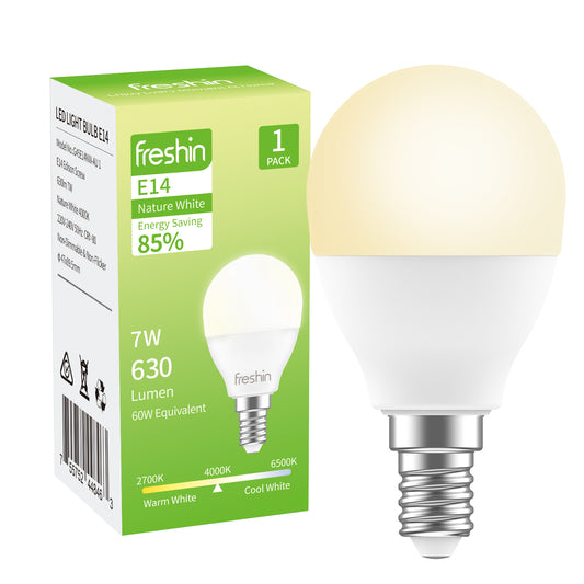 E14 Globe 7W Light Bulb